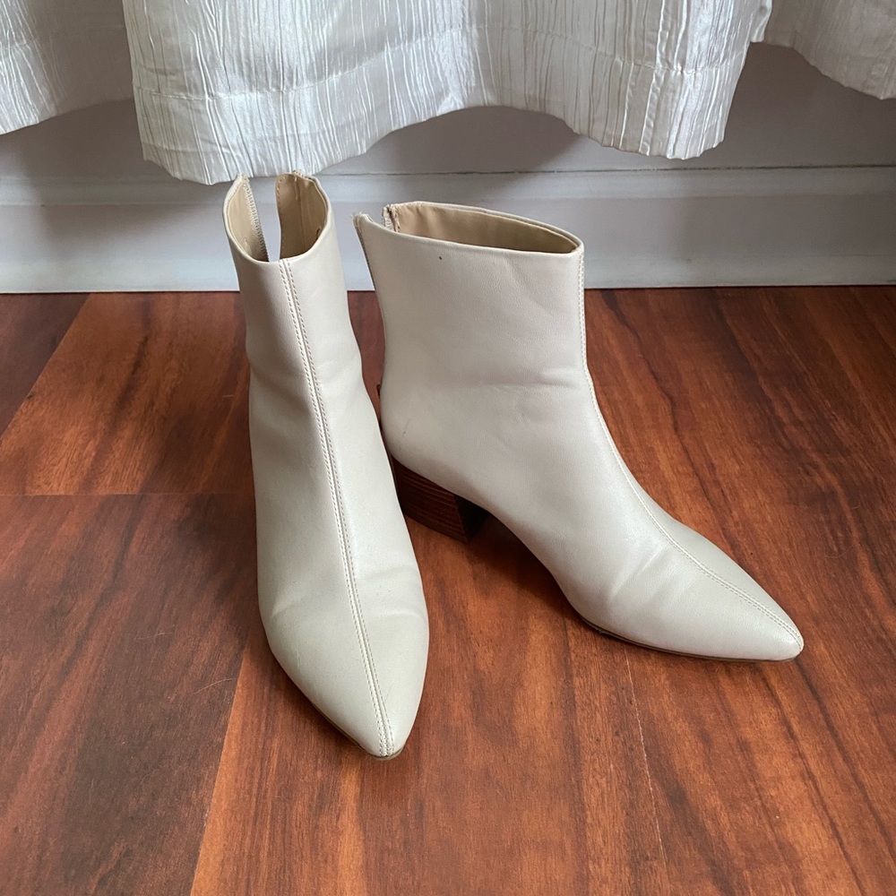 The Limited white boots. Size 6